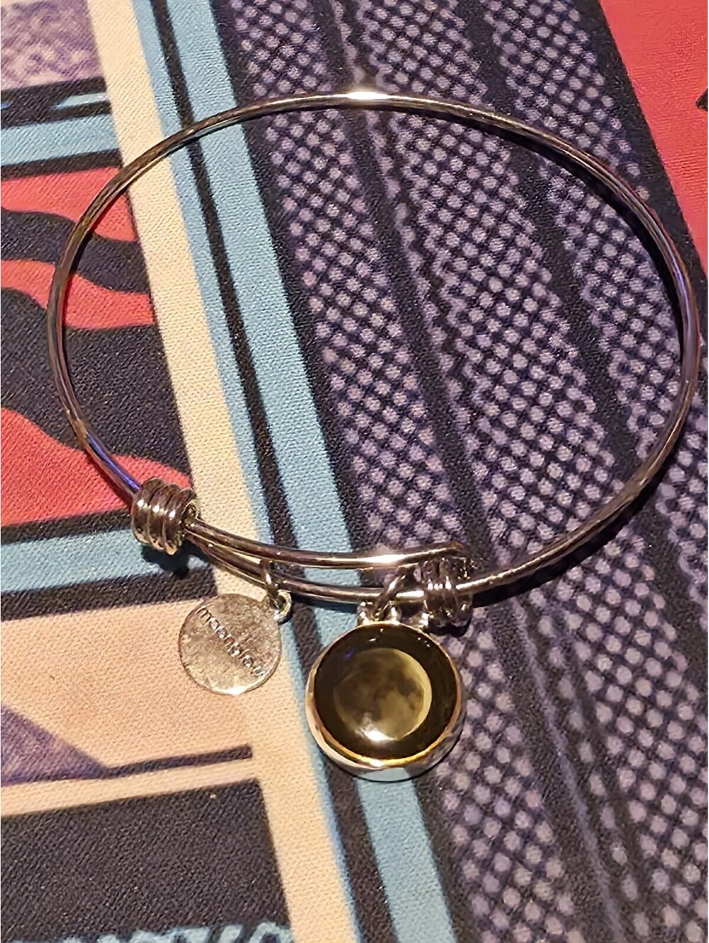 Moonglow Waning Crescent II Luna Bangle Bracelet